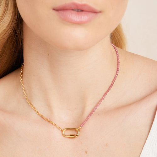 Collier Anatolia Tourmaline Rose