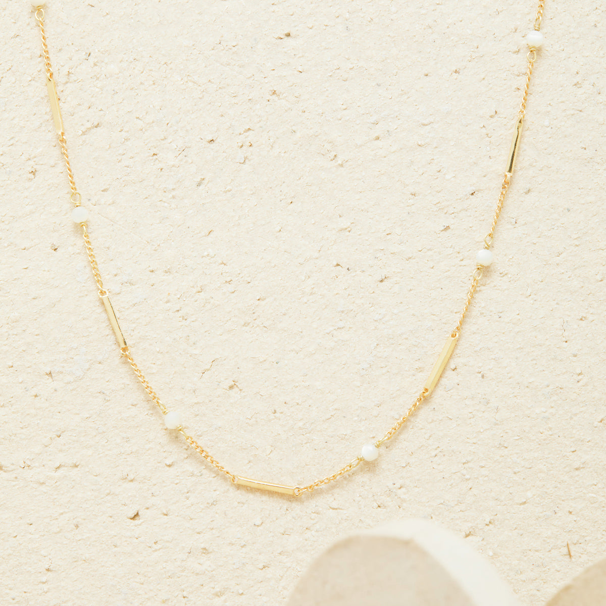 Collier Gaela Perle Blanche