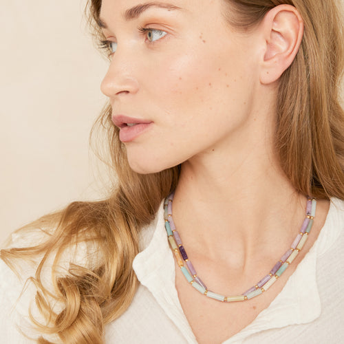 Collier Chandra Lapidolite