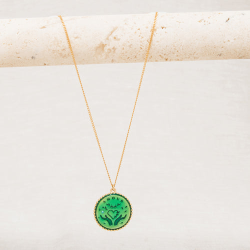 Collier Love Menthe