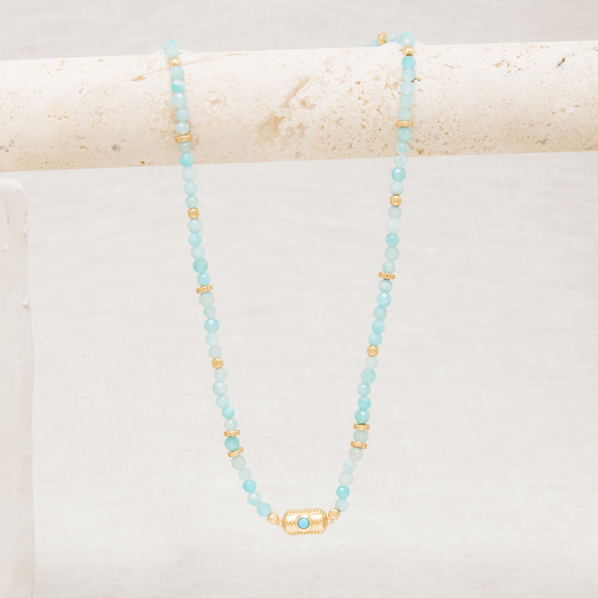 Collier Adhika Amazonite Claire