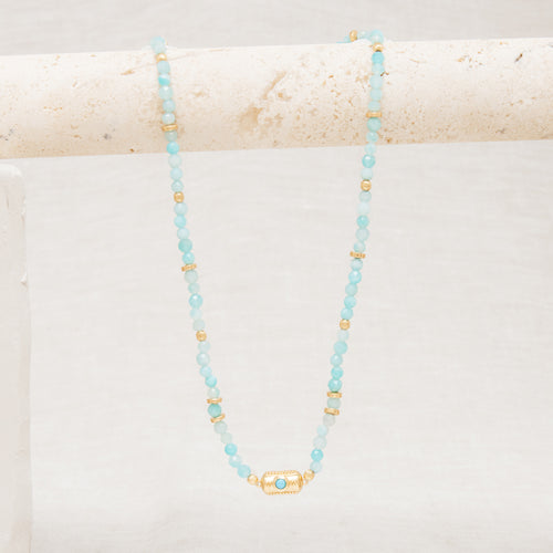 Collier Adhika Amazonite Claire