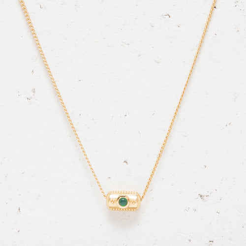 Collier Mini Anika Onyx Vert