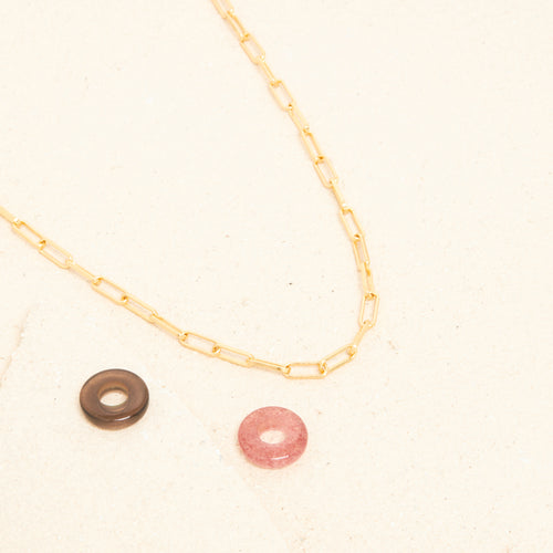 Collier Billy Quartz Fume