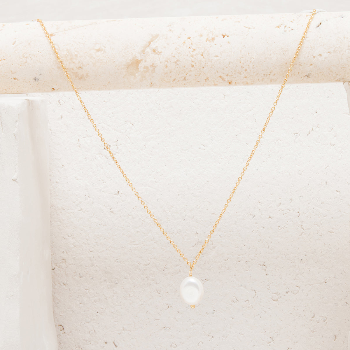 Collier Suzana Perle Blanche