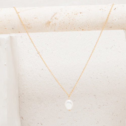 Collier Suzana Perle Blanche
