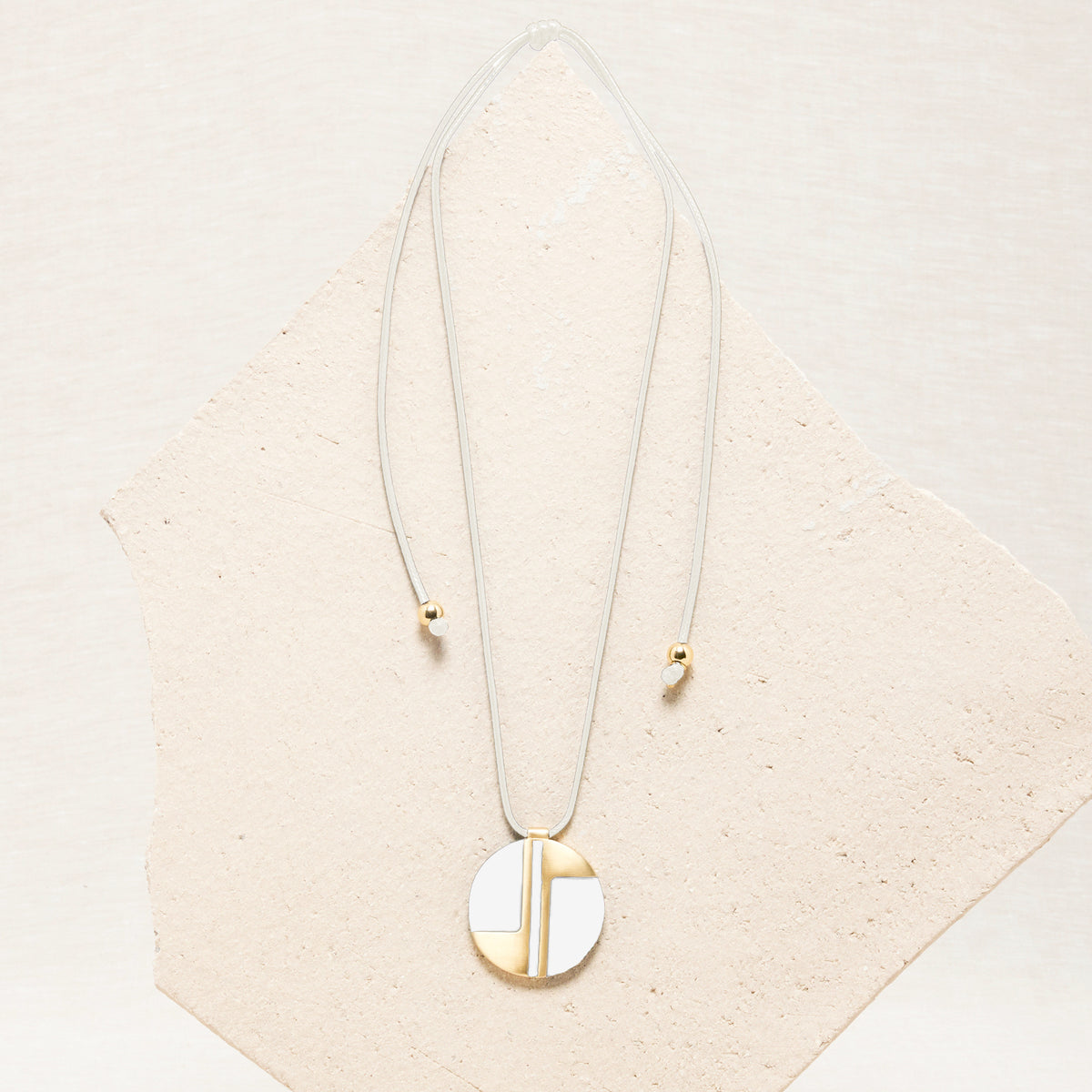 Sautoir Apryl Ecru