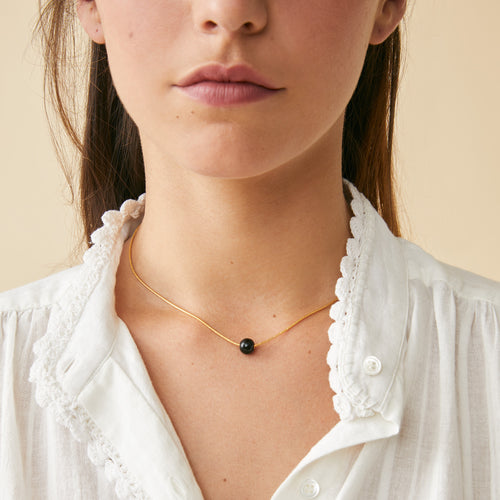 Collier Mini Lenora Noir