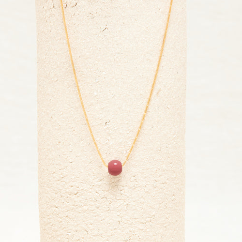 Collier Mini Lenora Pourpre