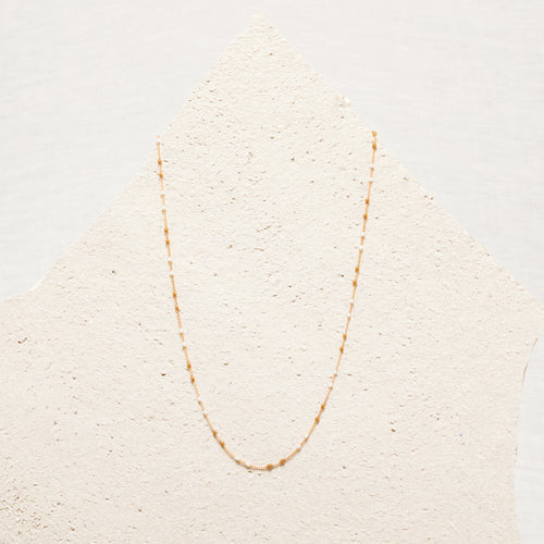 Collier Maxi Loullou Ecru/Dore