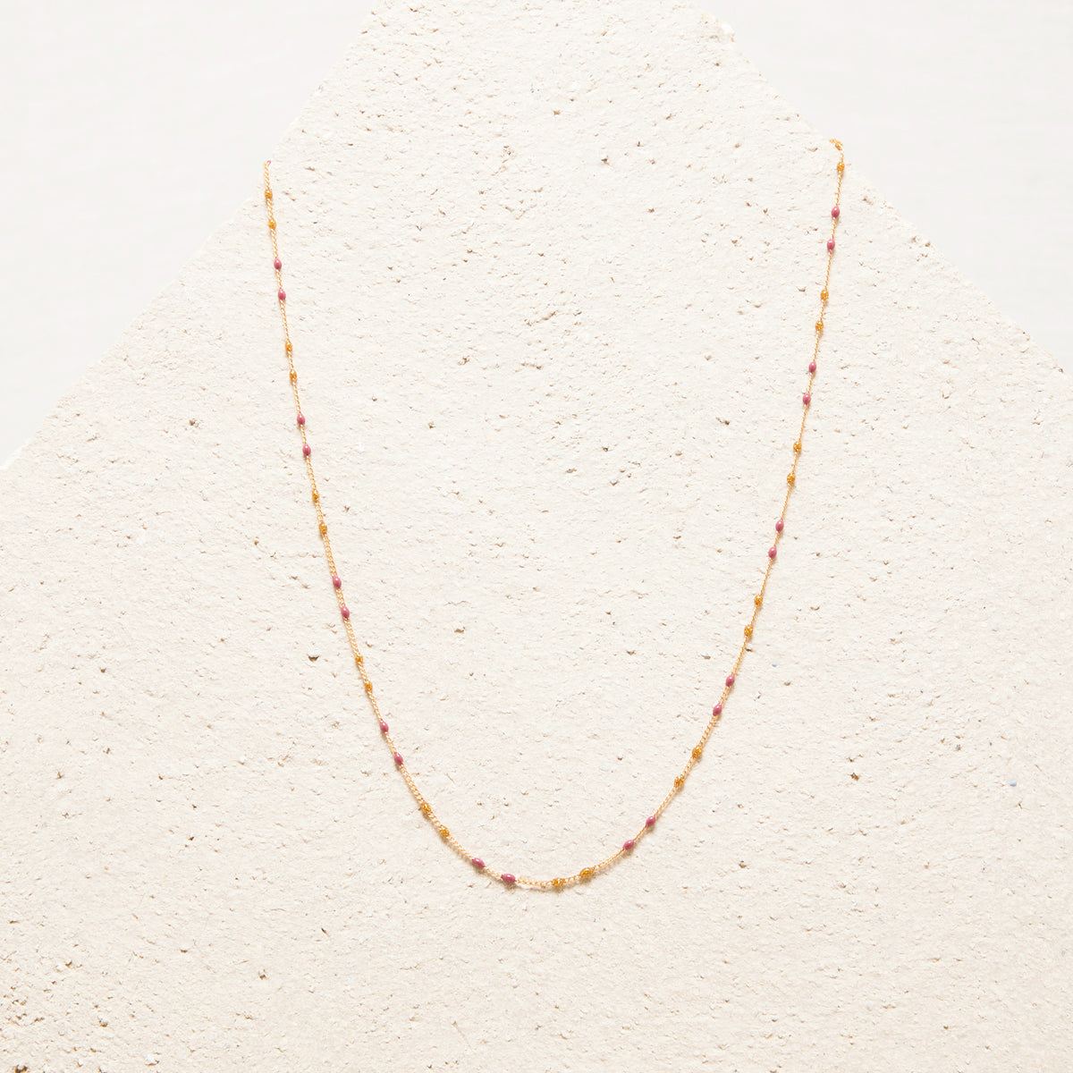 Collier Maxi Loullou Pourpre/Dore