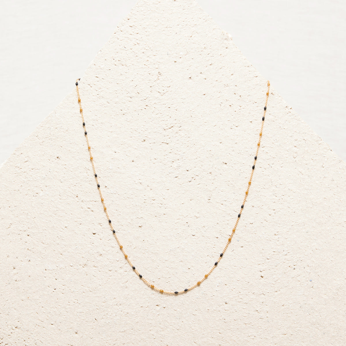 Collier Maxi Loullou Noir/Dore