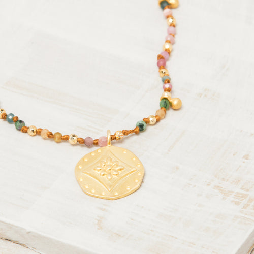 Collier Esther Rubis Zoisite/Tourmaline
