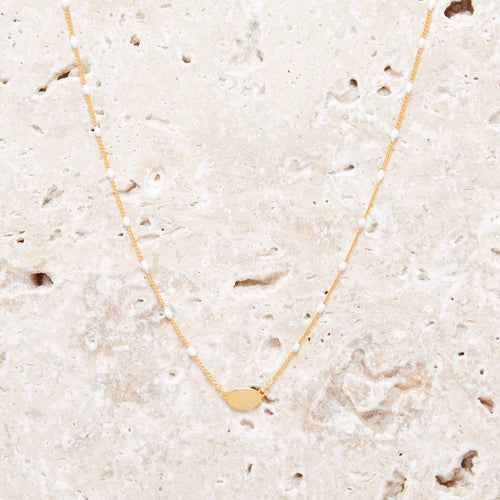 Collier Zoe Blanc