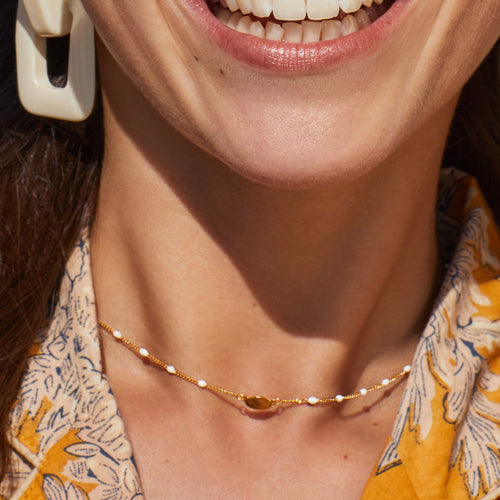 Collier Zoe Blanc