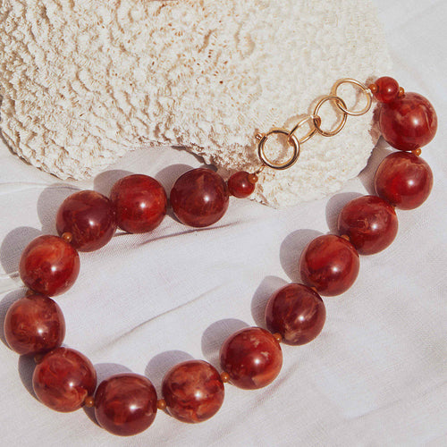 Collier Gigi Maxi Tortoise Marbre