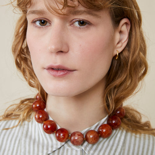 Collier Gigi Maxi Tortoise Marbre