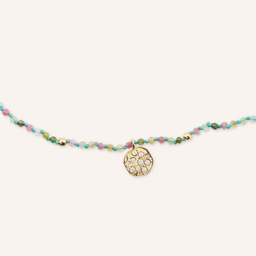 Collier Dev Tourmaline/Zblanc/Aqua