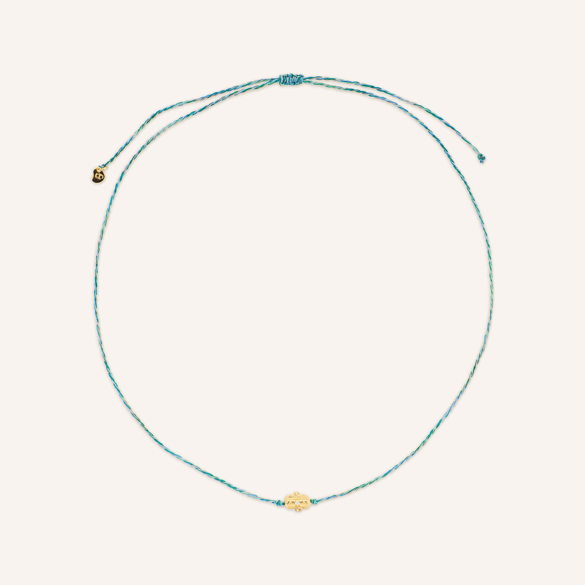 Collier Ishita Zircon Blanc/Aqua