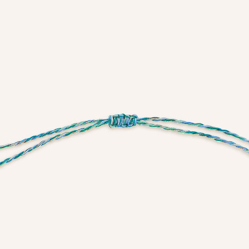 Collier Ishita Zircon Blanc/Aqua