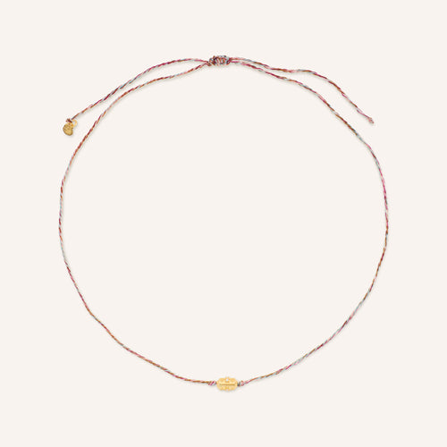 Collier Ishita Zircon Blanc/Wild Rose