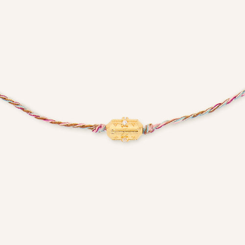 Collier Ishita Zircon Blanc/Wild Rose