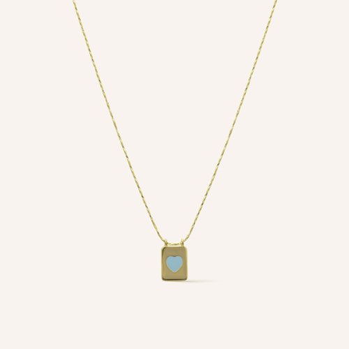 Collier Ange Aqua