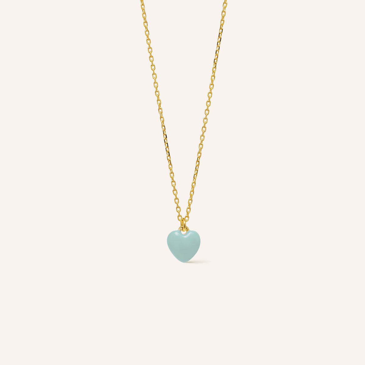 Collier Cuore Aqua