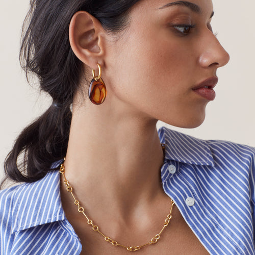 Collier Navi Or