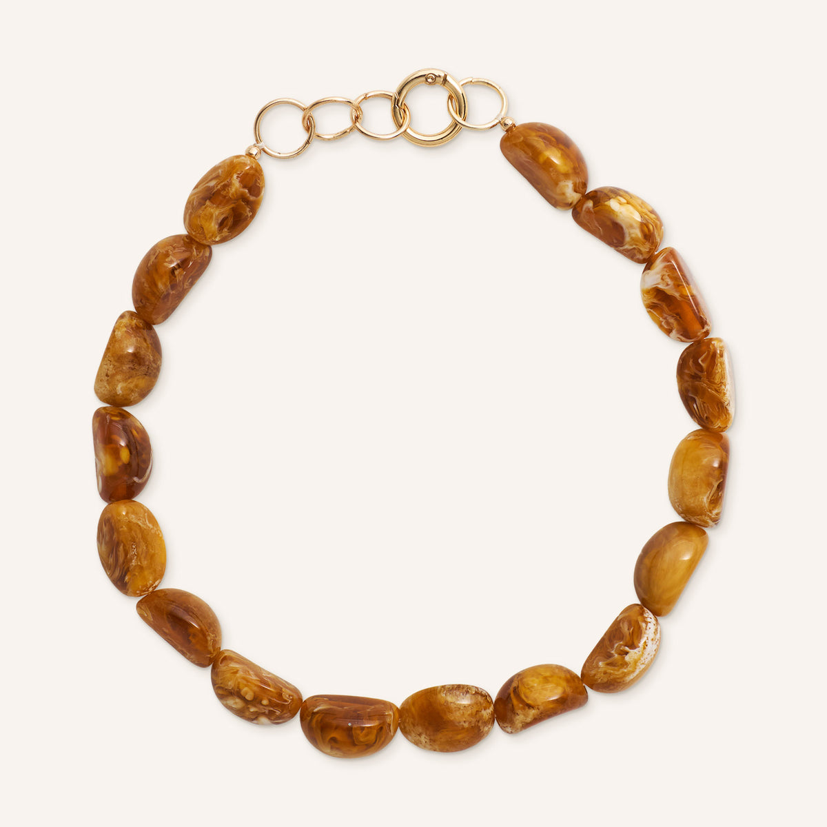 Collier Amaia Ambre Marbré
