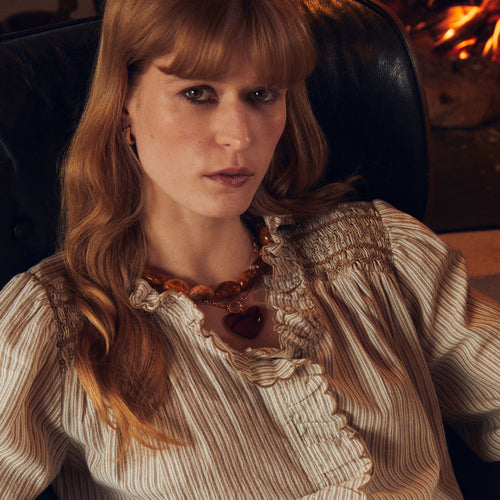 Collier Amaia Ambre Marbré
