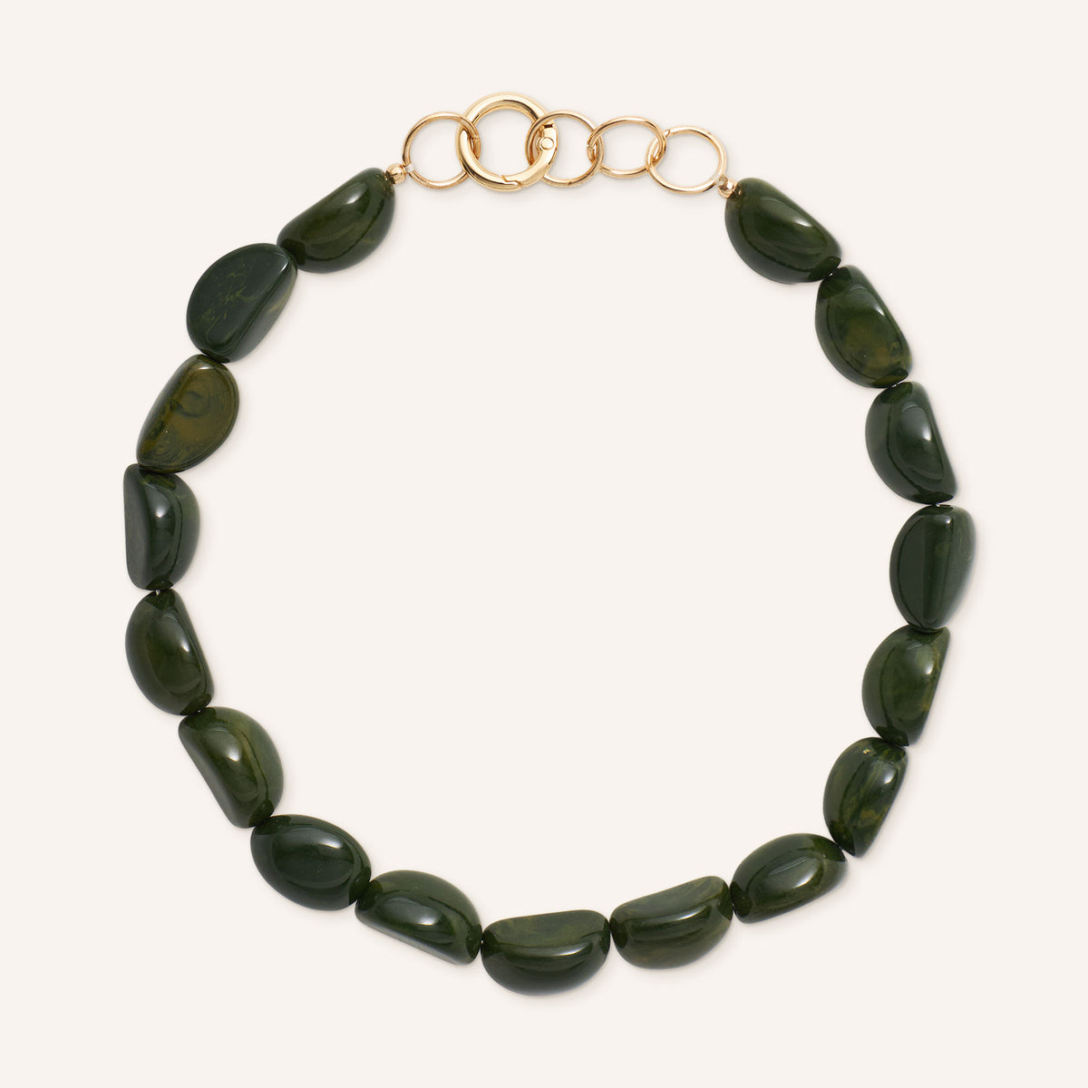 Collier Amaia Forêt Marbré