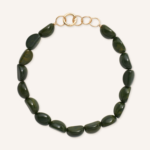 Collier Amaia Forêt Marbré