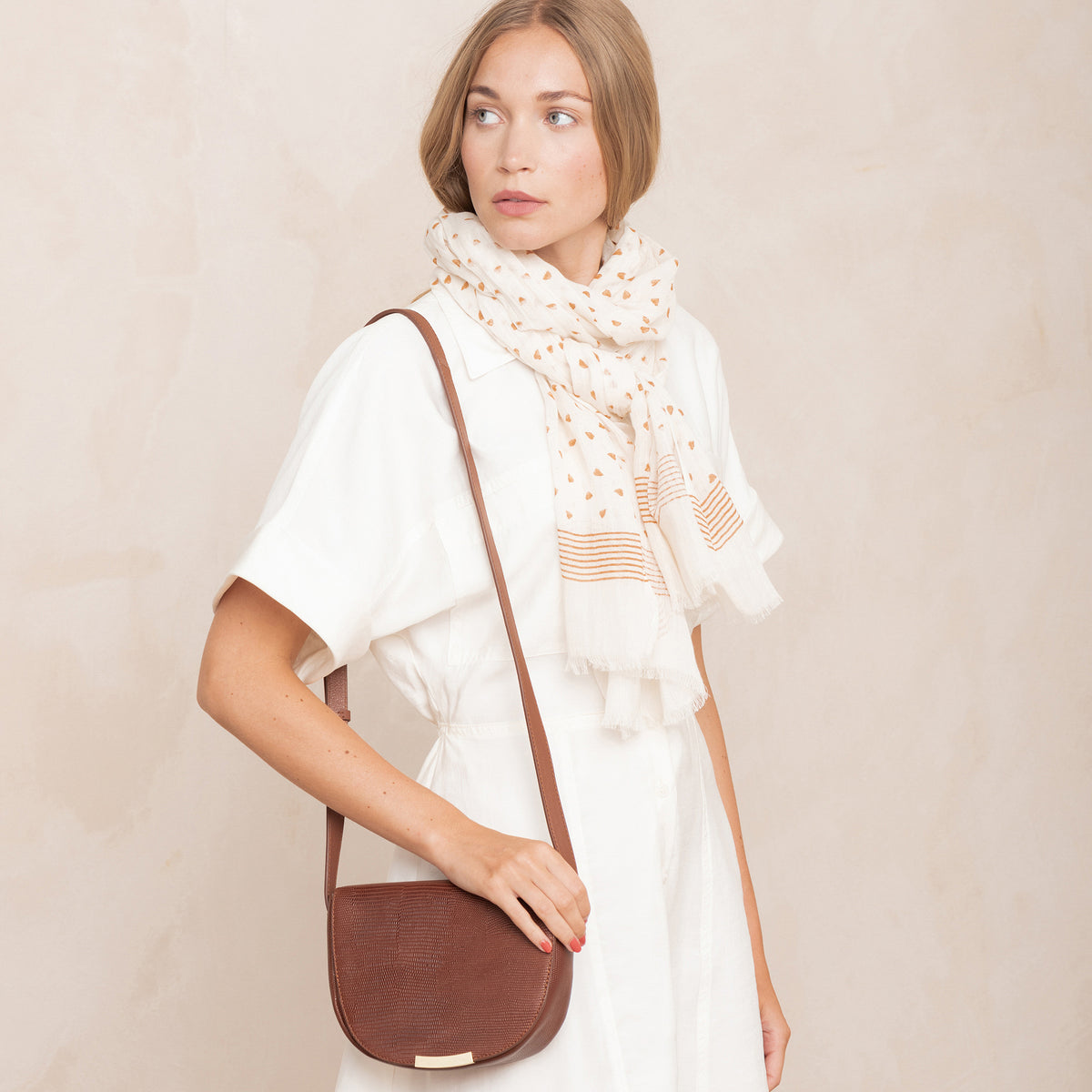 Echarpe Apoline Caramel