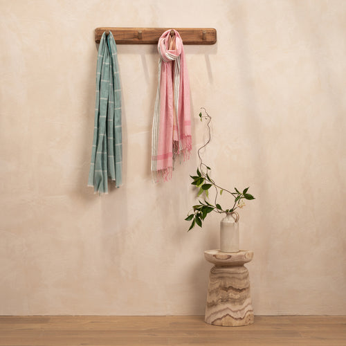 Echarpe Thais Celadon/Ecru