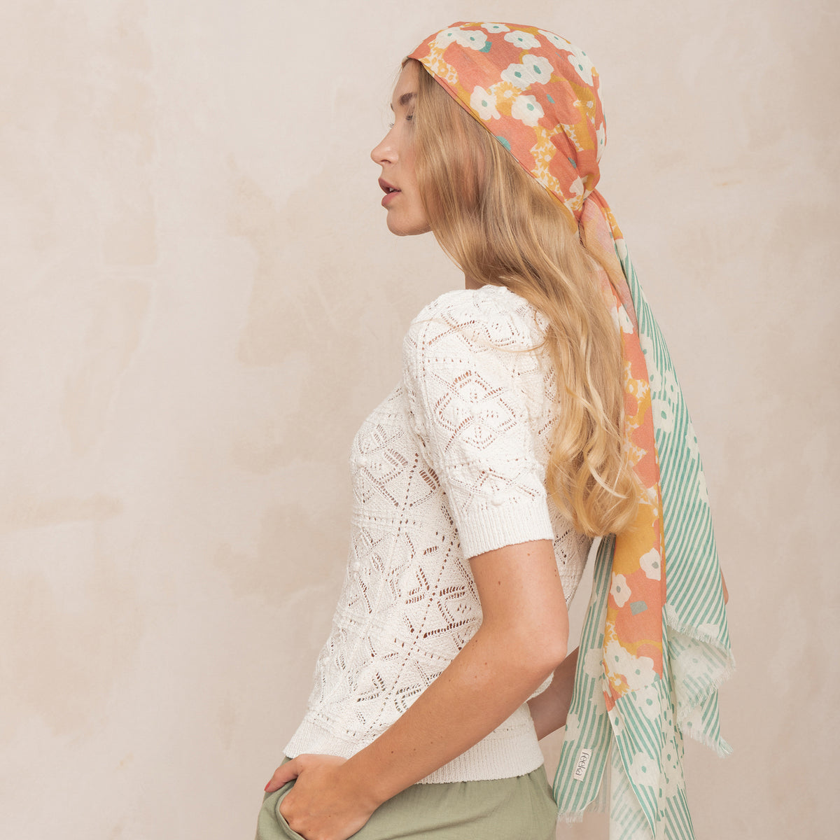 Echarpe Suzie Flower Pop Curry