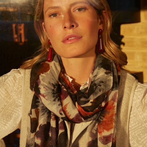 Echarpe Harmony Organic Grisaille