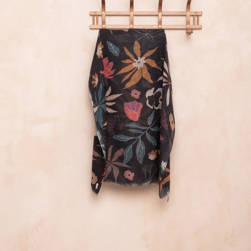 Echarpe Kyra Azulejos Noir