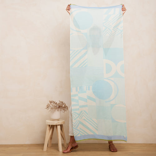 Echarpe Franny Biarritz En Ete Opaline