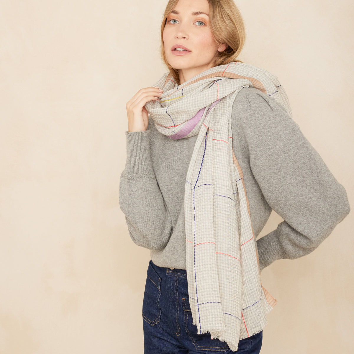 Echarpe Vega Gris Chine