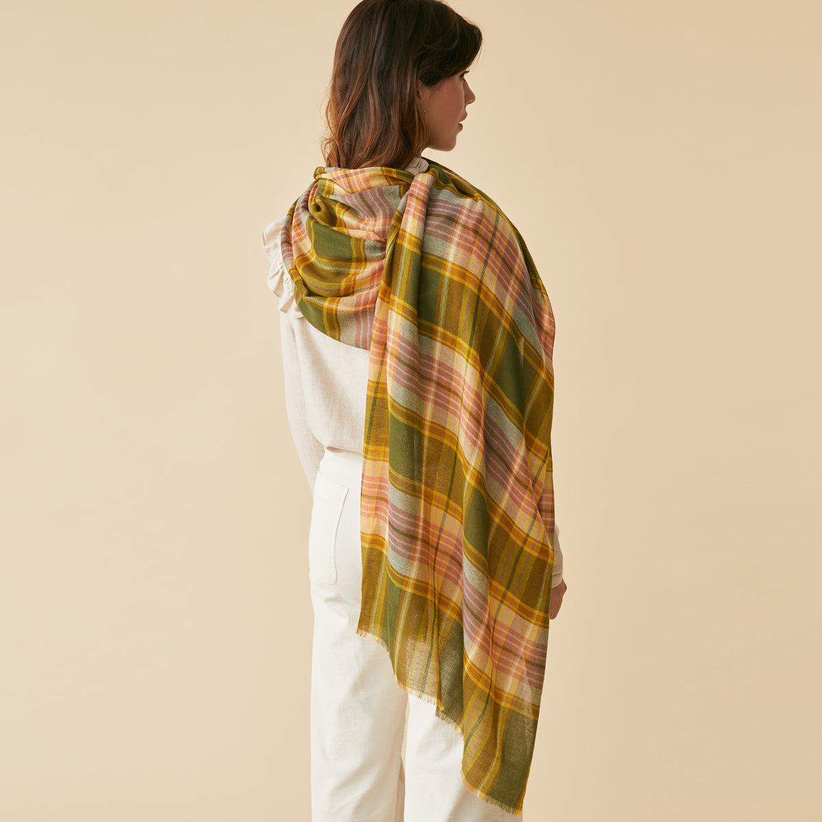 Echarpe Mael Avocat/Pourpre