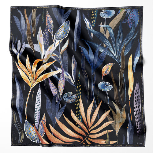Foulard Roxanne Calathea Nuit