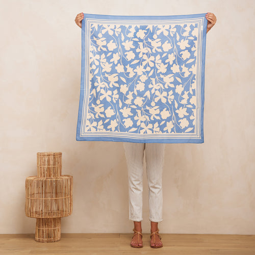 Foulard Floran Campagne Vintage Denim