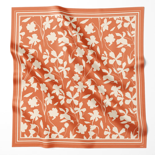 Foulard Floran Campagne Vintage Abricot