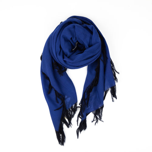 Foulard April Bleu Electrique