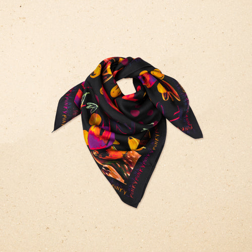 Foulard Howard Funky Noir