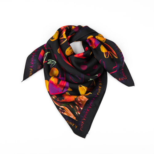 Foulard Howard Funky Noir