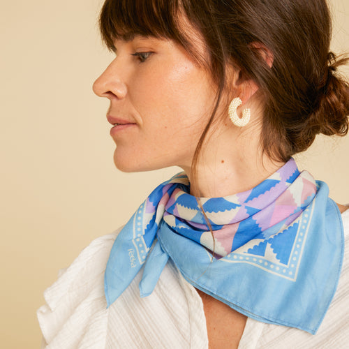 Foulard Liana Patchwork Mosaique