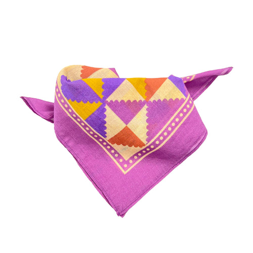 Foulard Liana Patchwork Violine