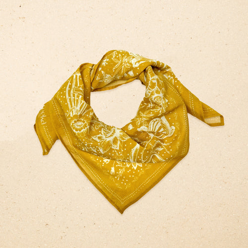 Foulard Giulian Flower Bandana Curry